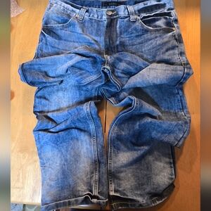 PD&C Skinny Straight 34 x 30 Fit Men's Denim Jeans Stone Washed